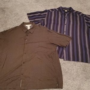Pair of super comfortable button up shirts